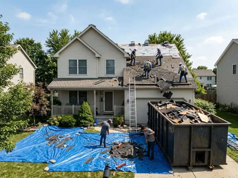 roof-replacement-debris-remova-004 — frequently asked questions, Cheapest Dumpster Rentals in Shelley, ID